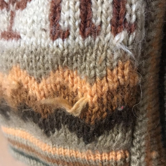 Alpaca zip hooded cardigan - Picture 8 of 8